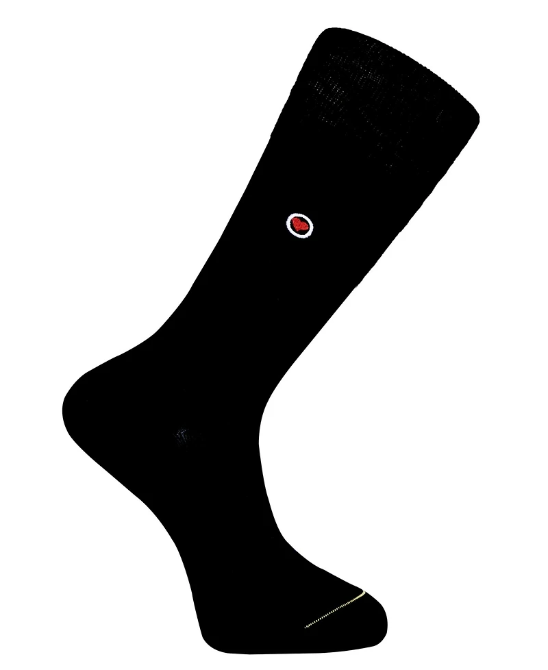 Love Sock Company Men's Luxury Cotton Mid-Calf Patterned Dress Socks with Seamless Toe. London Bundle Sock, Pack Of 5