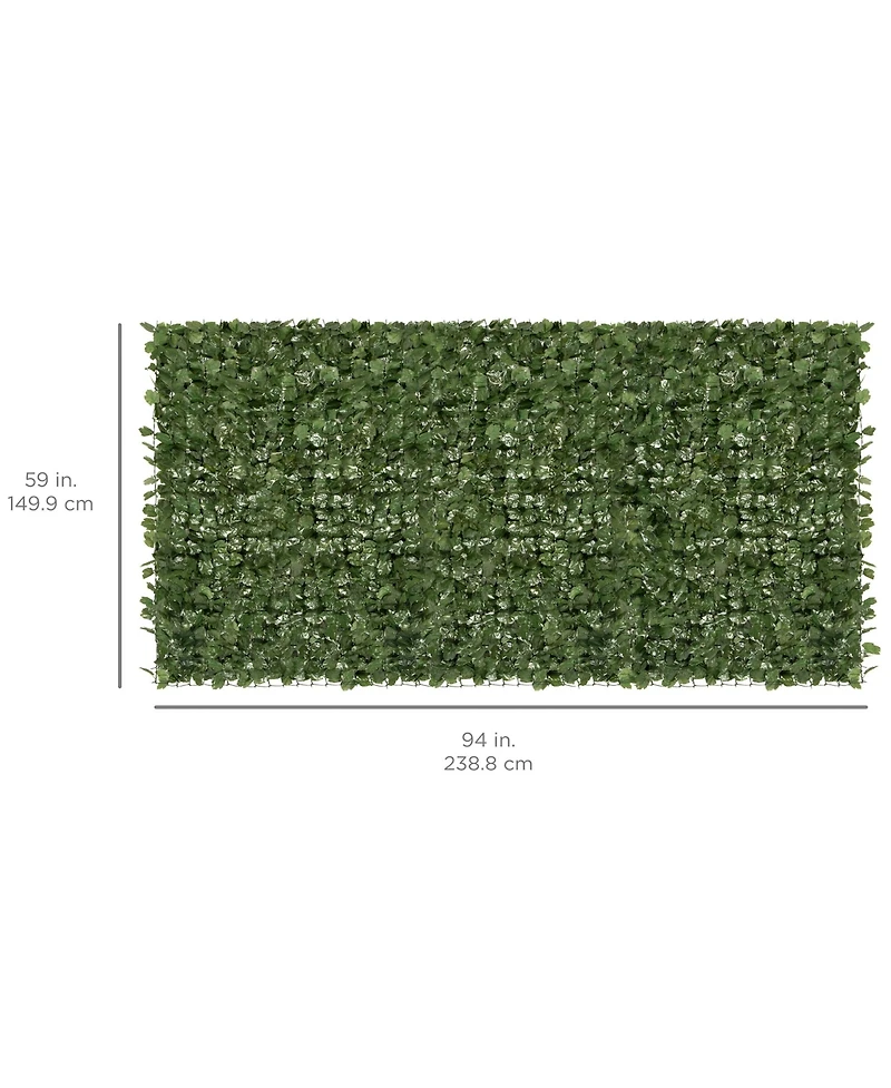 Best Choice Products Artificial Faux Ivy Hedge Privacy Fence Screen for Outdoor Decor, Garden, Yard