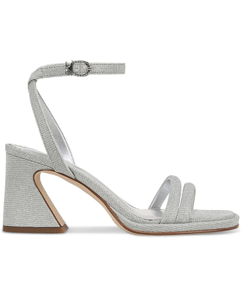 Circus Ny by Sam Edelman Holly Glitz Strappy Block-Heel Dress Sandals