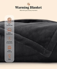 Sealy Heated Flannel Throw, 50" x 60"