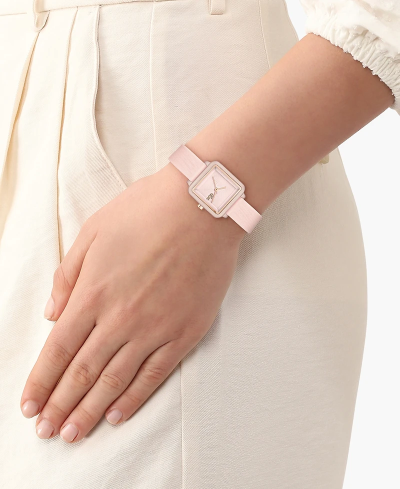 Lacoste Women's Lacoste 12.12 Flow Pink Silicone Strap Watch 26mm