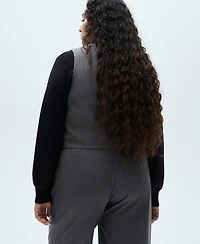 Mango Women's Pinstripe Suit Pants