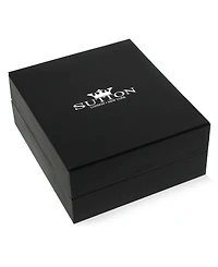 Rhona Sutton Black Nexus Multi Leather Stainless Steel Bracelet