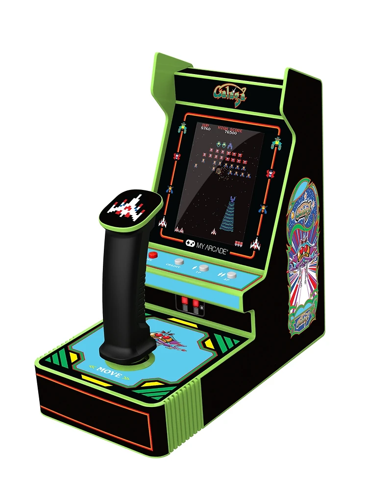 My Arcade Joystick Player Galaga Portable Retro Arcade Game (2 in 1)