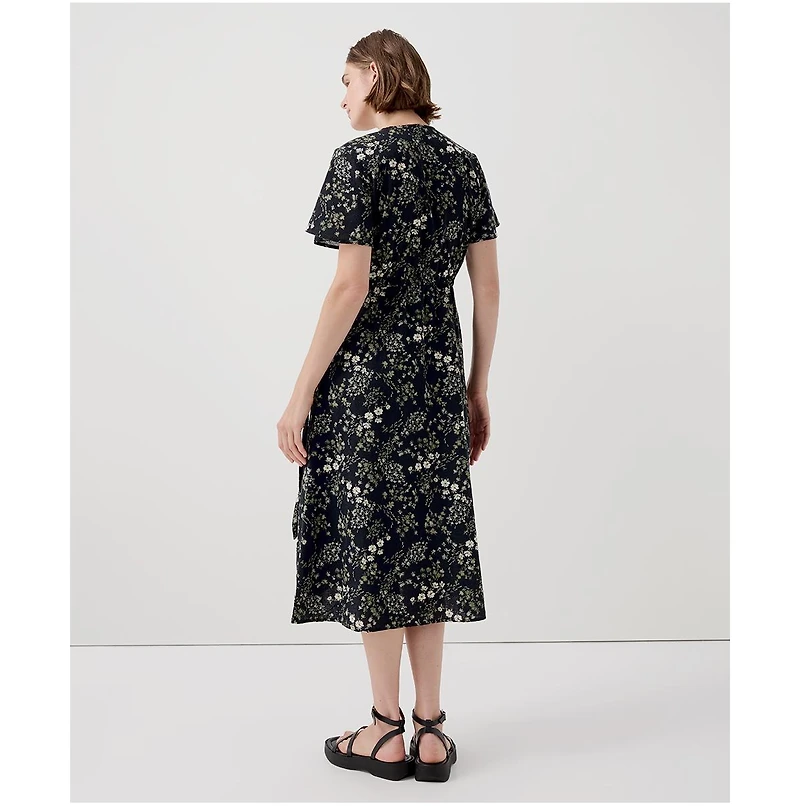 Pact Women's Organic Cotton Cafe Crepe Wrap Dress