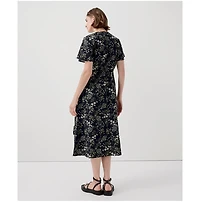 Pact Women's Organic Cotton Cafe Crepe Wrap Dress