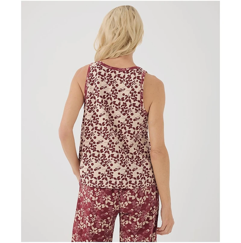 Pact Women's Organic Cotton Staycation Sleep Tank