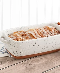 Denmark Tools for Cooks Speckled Stoneware 1.7-Qt. Loaf Pan