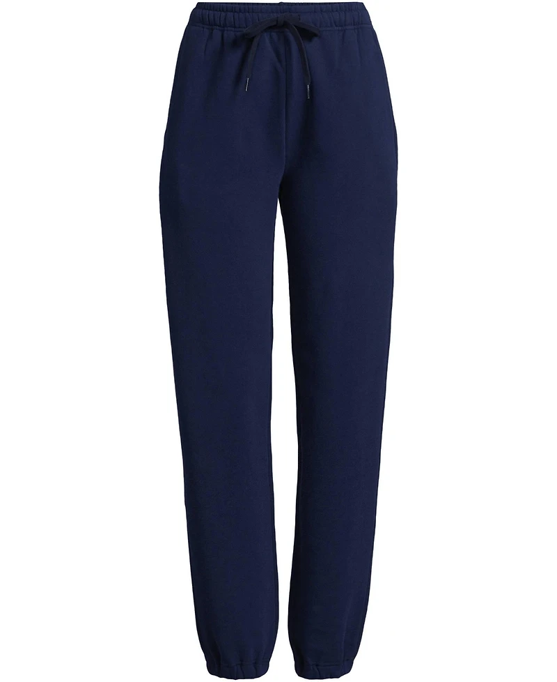 Lands' End Women's Serious Sweats High Rise Jogger Pants