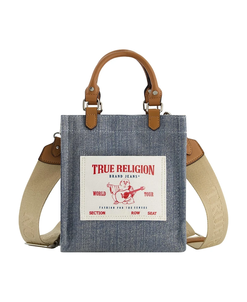 True Religion North South Buddha Pocket Tote