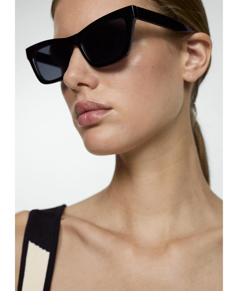 Mango Women's Striped Knitted Midi-Dress