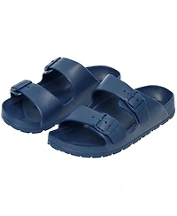 Alpine Swiss Men's Double Strap Eva Slide Sandals Sole Flat Casual Comfort Shoes