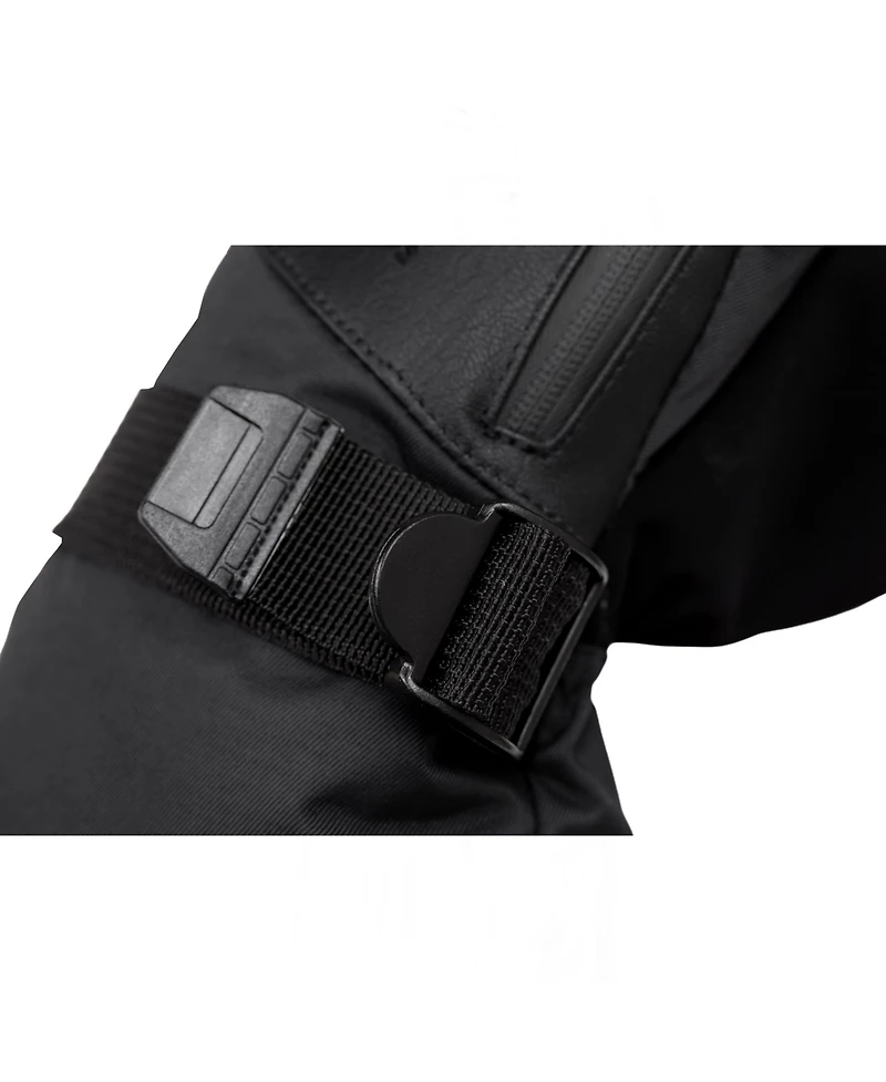 Alpine Swiss Men's Waterproof Snow Gloves Zipper Pockets Winter Sport Mittens