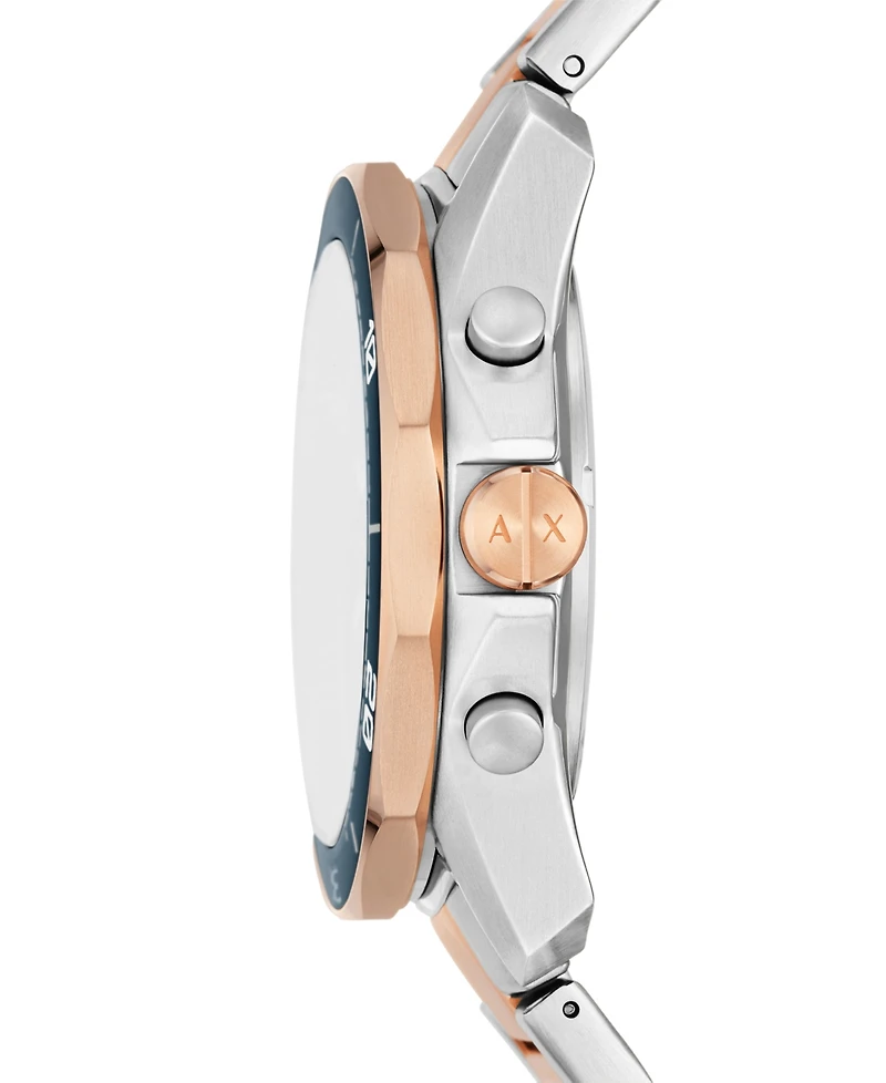 A|X Armani Exchange Men's Quartz Chronograph Two-Tone Stainless Steel Watch 44mm
