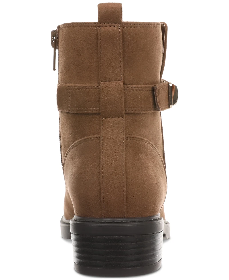 Giani Bernini Women's Becca Memory Foam Buckled Booties, Created for Macy's