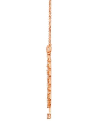 Le Vian Nude Diamond Dangling Adjustable 19" Statement Necklace (1-1/4 ct. t.w.) 14k Rose Gold