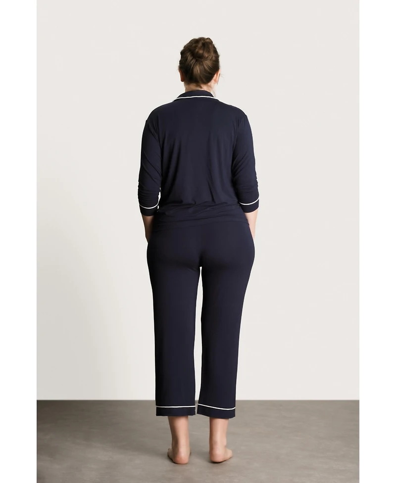 Nom Maternity Heart On My Sleeve Pajama Set