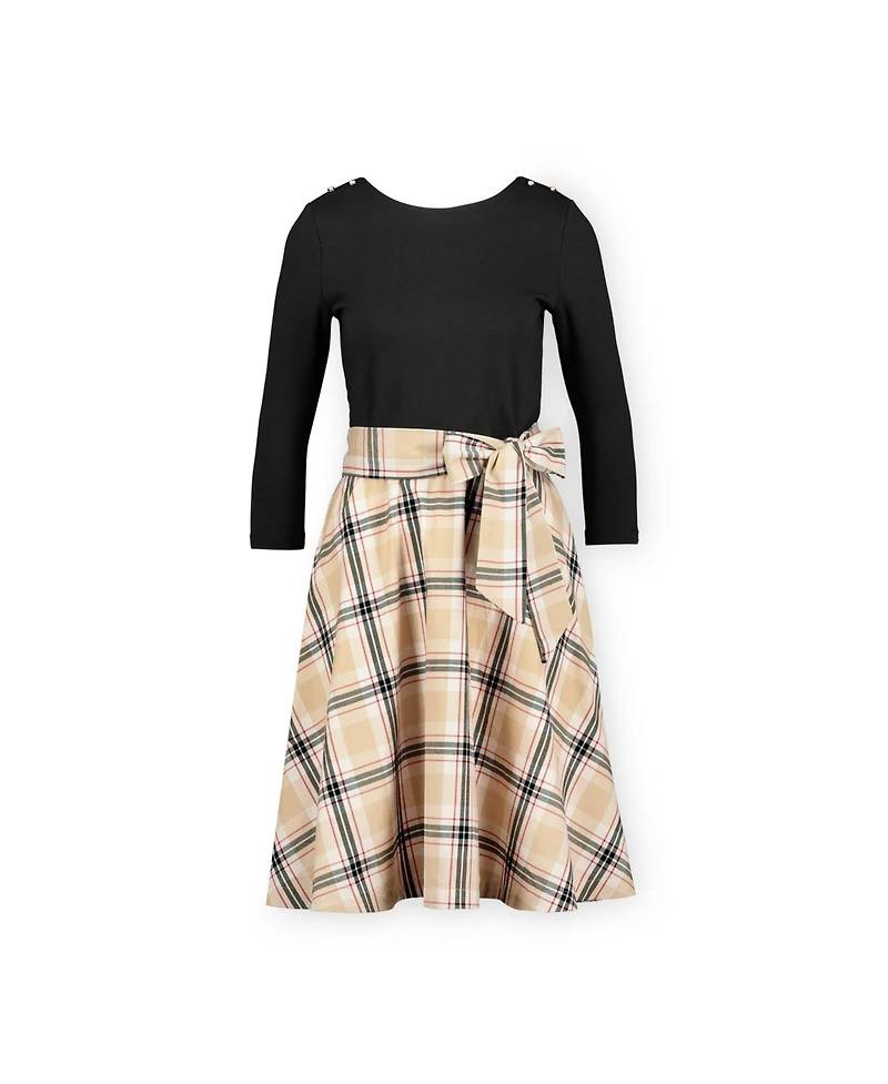 Hope & Henry Women's French Skater Dress