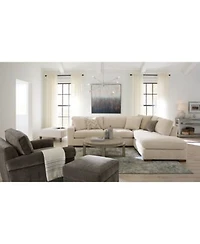 Marlyann Track Arm Fabric Sectional Collection Exclusively At Macys