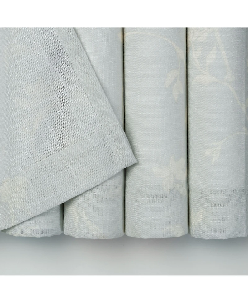 Chanasya Premium 2-Panel Light Filtering Curtains - Semi Sheer for Living Room, Bedroom