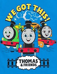 Thomas & Friends Little Boys T-Shirt and Mesh Shorts Outfit Set