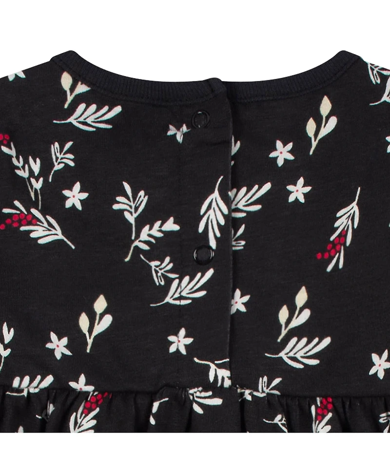 Gerber Baby Girls 2-Pack Long Sleeve Rompers