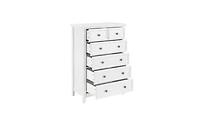 Modern 6-Drawer Dresser With Storage Cabinet for Living Room & Closet