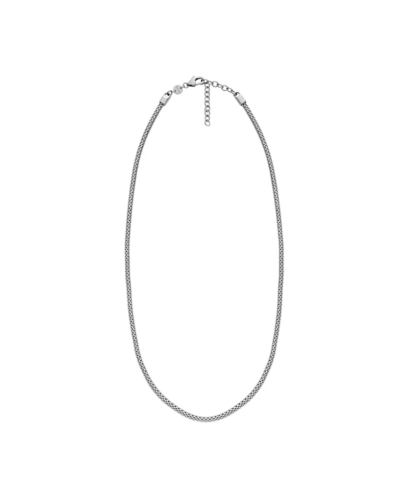 Skagen Men's Tov Mesh Silver Stainless Steel Chain Necklace