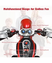 3 Wheel Kids Ride On Motorcycle 6V Battery Powered Electric Toy