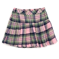 Star Wars Little Girls The Mandalorian Grogu Fleece Oversized Drop Shoulder Sweatshirt and Pleated Skirt