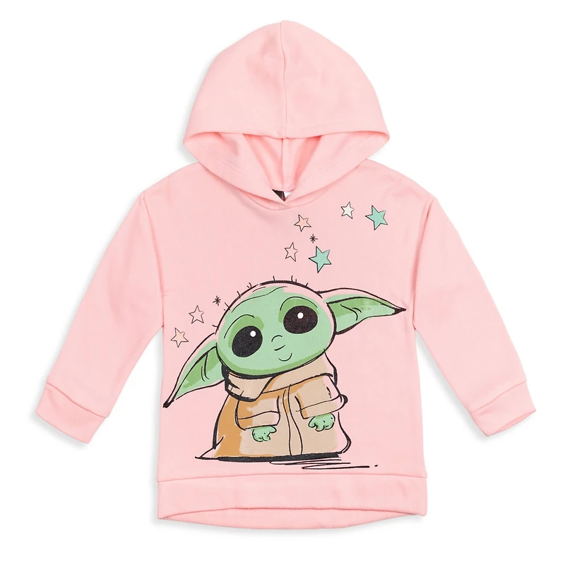 Star Wars Toddler Girls Yoda Pullover Fleece Hoodie and Leggings Outfit Set