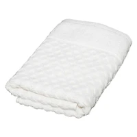 Linery & Co. Quick-Drying Cotton Diamond Waffle Textured Hand Towel, 26" x 16"