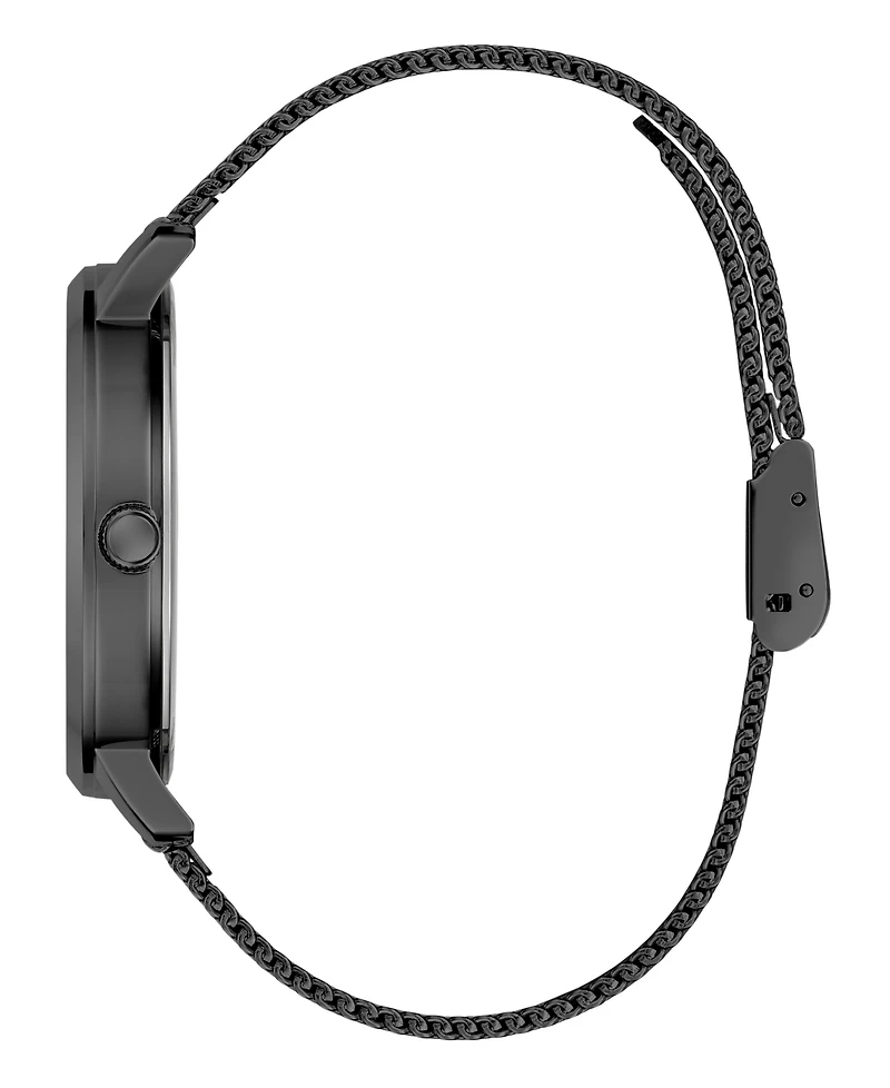 Guess Men's Analog Black Mesh Watch 40mm
