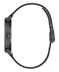 Guess Men's Analog Black Mesh Watch 40mm