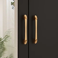 Famapy White Wood Armoires Wardrobe With Mirror, Pulling Hanging Rod, Drawers