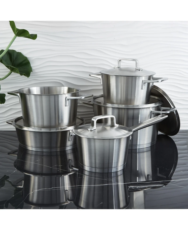 BergHOFF DiNA Meta 10pc Recycled 18/10 Stainless Steel Cookware Set