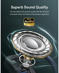 Baseus True Wireless Earbuds Bluetooth 5.3 Open Ear Headphones Sport Earphones,Eli Fit White