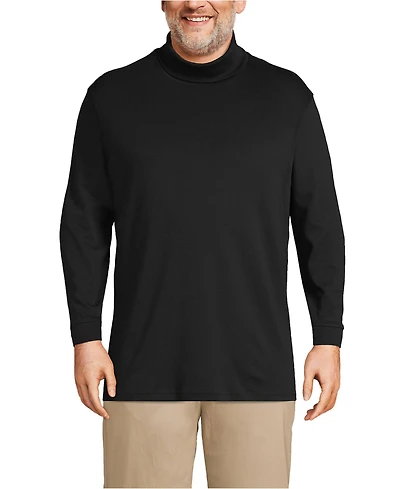Lands' End Big & Tall Cotton Supima Turtleneck