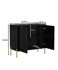2-Door Accent Cabinet Storage