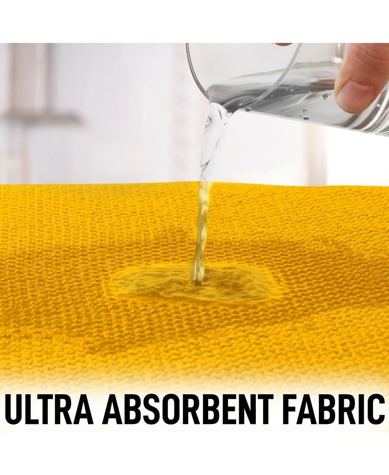 3 Pack Absorbent Kitchen Towels Cotton 15x25 Inch