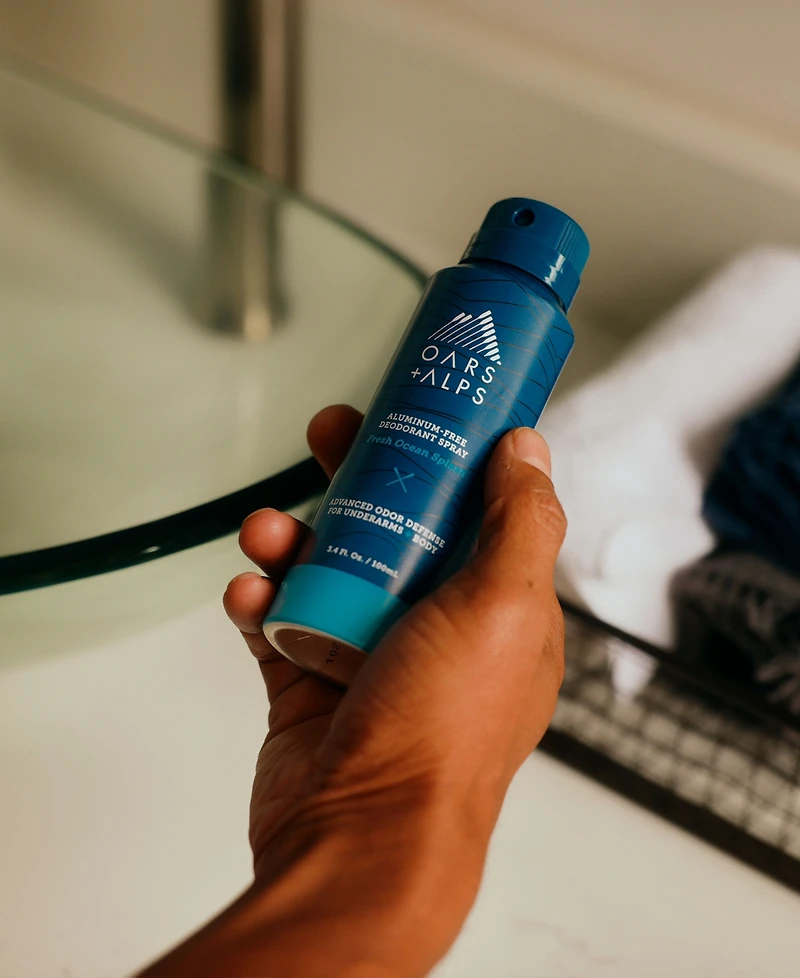 Oars + Alps Fresh Ocean Splash Deodorant Spray, 3.4 oz.