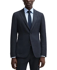 Boss by Hugo Boss Men's Slim-Fit Micro-Patterned Jacket