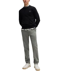 Boss by Hugo Boss Men's Stretch-Cotton Satin Slim-Fit Chinos