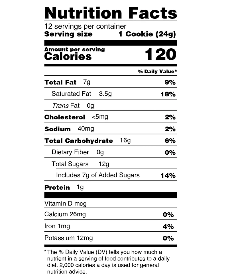 Halloween Milk Chocolate Monster Cookies, 12 Piece