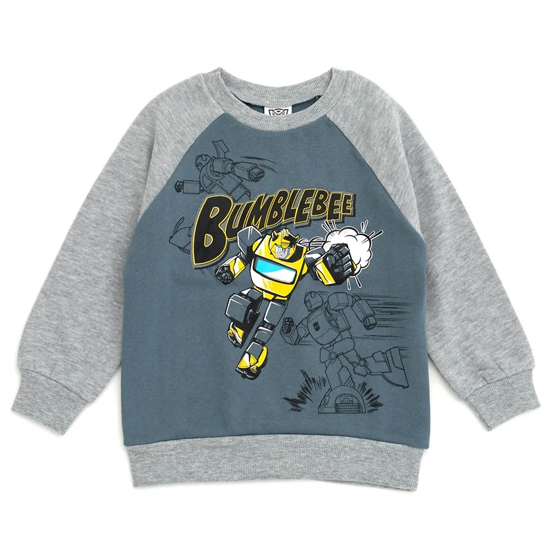 Transformers Toddler Boys Fleece Sweatshirt and Cosplay Costume Hat