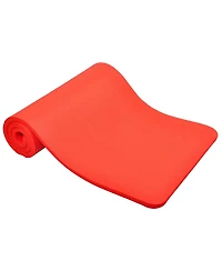 Signature Fitness 1" Extra Thick Exercise Fitness Yoga Mat w/ Carry Strap