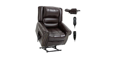 Mondawe Power Lift Recliner Chair Heat Massage