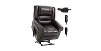 Mondawe Power Lift Recliner Chair Heat Massage