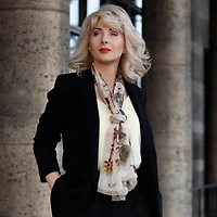 Botanica - Long Sheer Silk Scarf for Women