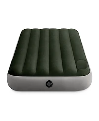 Intex Dura-Beam Standard Downy Air Mattress w/Built-In Foot Pump, Twin, 2 Pack